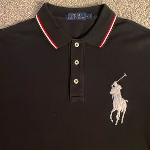 *SALE* Polo Ralph Lauren Long Sleeve Black Polo